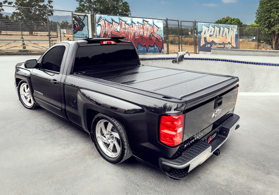 BAK INDUSTRIES BAKFLIP G2 HARD FOLDING TRUCK BED COVER - 2012-2018 (2019-2023 CLASSIC) RAM 1500/2012-2023 2500/3500 6' 4" BED WITH RAMBOX - 226203RB