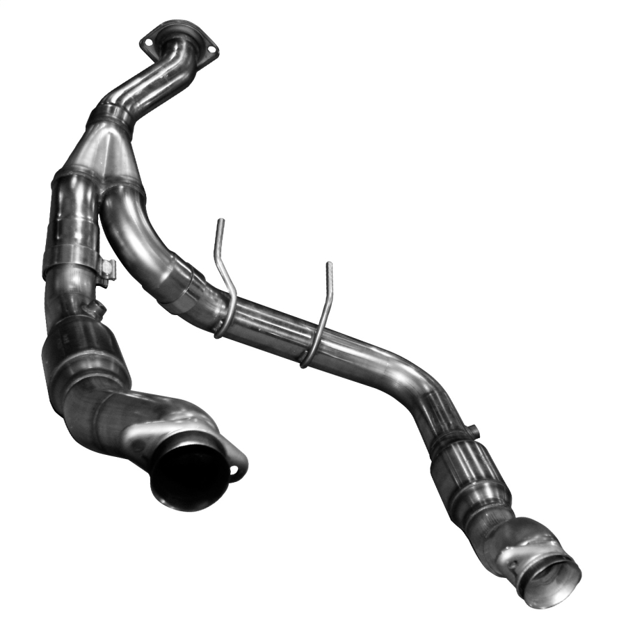 Kooks Custom Headers - Kooks Custom Headers 3in. Stainless GREEN Catted Turbo Downpipe Y-Pipe - 13533300 - Image 3