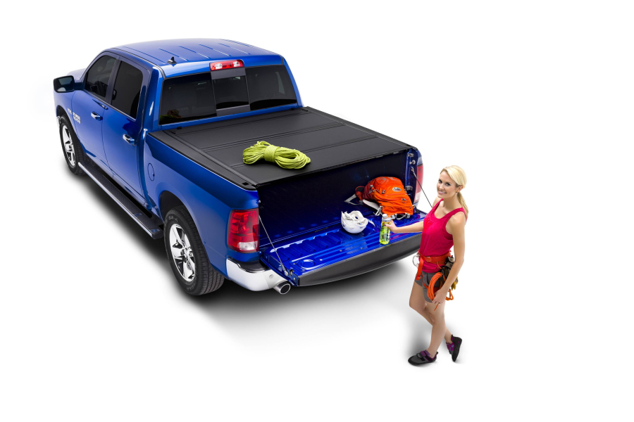 BAK INDUSTRIES BAKFLIP MX4 HARD FOLDING TRUCK BED COVER - MATTE FINISH - 2019-2023 (NEW BODY STYLE) RAM 1500 6' 4" BED WITHOUT RAMBOX WITH MULTIFUNCTION TAILGATE - 448225