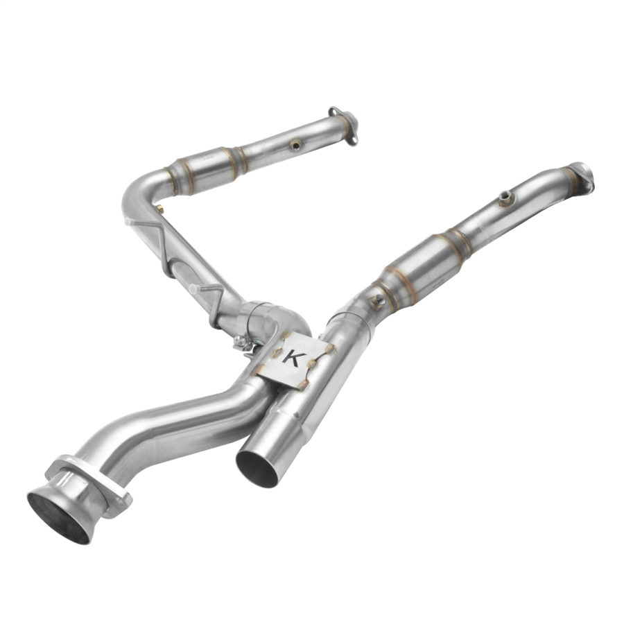 Kooks Custom Headers - Kooks Custom Headers 3in. Stainless GREEN Catted Turbo Down Pipes - 13623300 - Image 2