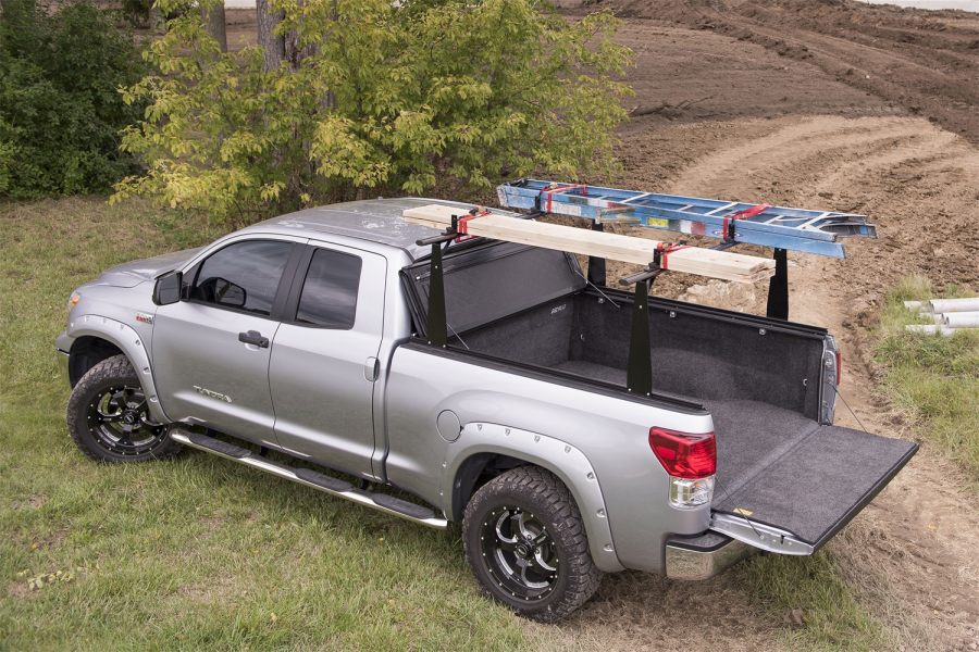 Bak Industries - BAK INDUSTRIES BAKFLIP CS-F1 HARD FOLDING TRUCK BED COVER/INTEGRATED RACK SYSTEM - 2004-2014 FORD F-150 8' BED WITHOUT CARGO MANAGEMENT SYSTEM - 72308BT - Image 5