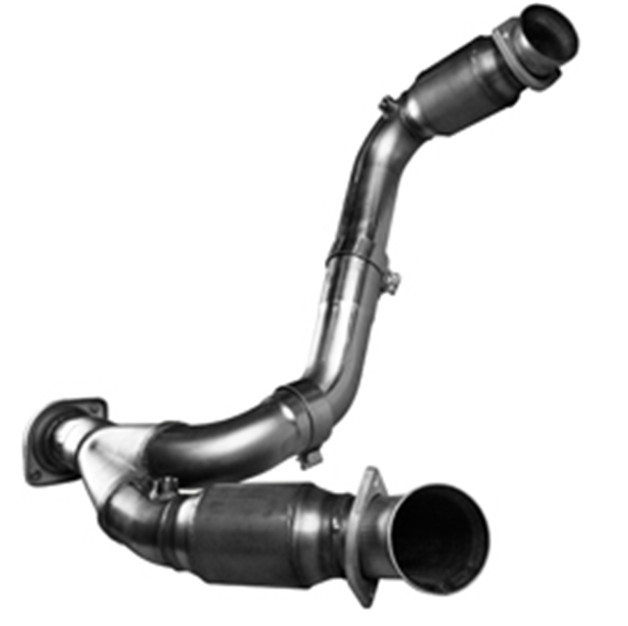 Kooks Custom Headers 3in. SS Catted Y-Pipe. 2009-2010 GM Truck 6.2L. Connects to OEM. - 28563200