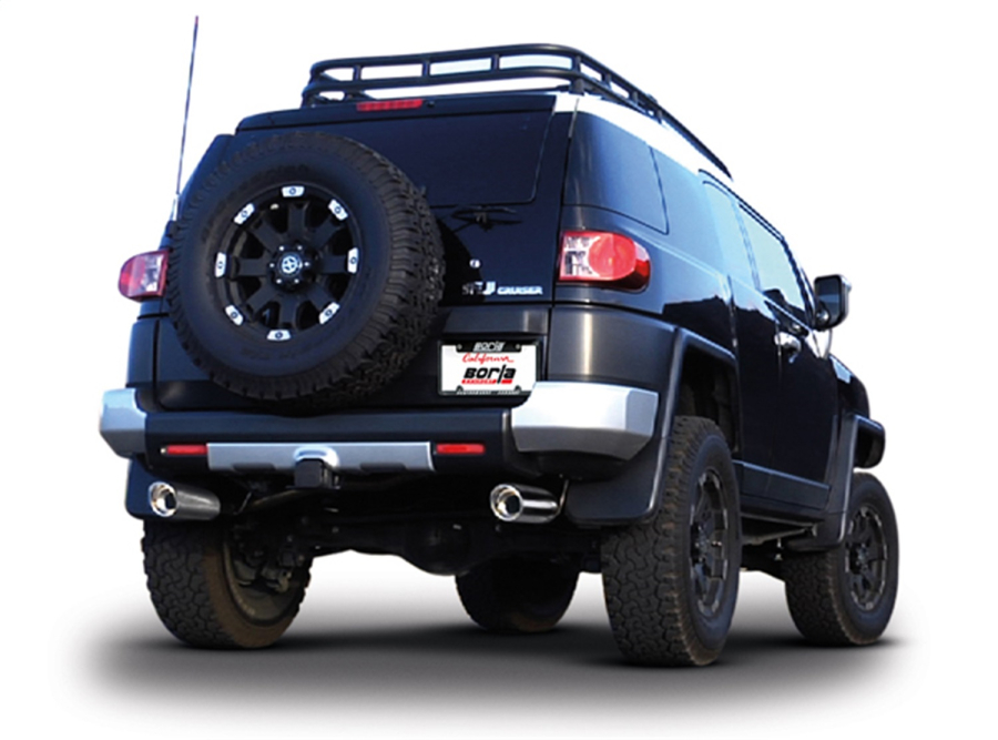 Borla - BORLA TOURING CAT-BACK EXHAUST SYSTEM FOR 2010-2014 TOYOA FJ CRUISER 4.0L V6 AUTOMATIC/ MANUAL TRANSMISSION 2, 4WD 4 DOOR. - 140405 - Image 2