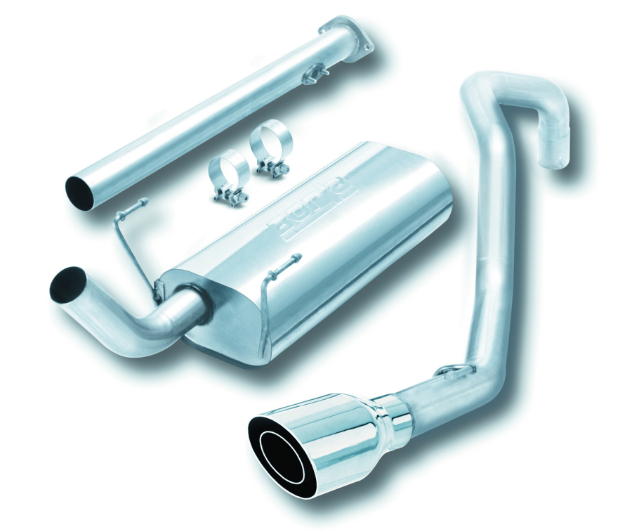 BORLA TOURING CAT-BACK(TM) EXHAUST SYSTEM 1996-2002 TOYOTA 4RUNNER 2.7L 4 CYL./ 3.4L 6 CYL. AUTOMATIC/ MANUAL TRANSMISSION 2WD AND 4WD 4 DOOR. - 14659