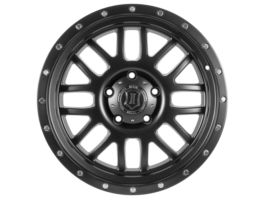 ICON Alloys - ALPHA SATIN BLACK 20X9 5X150 +16mm - Image 2