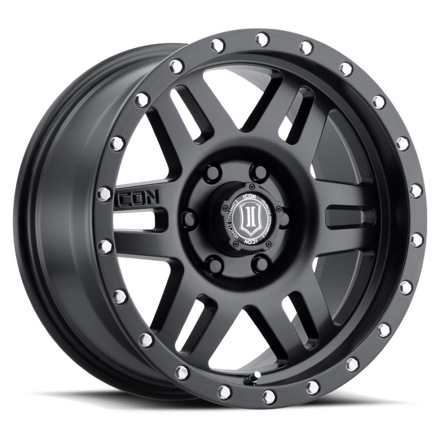 ICON Alloys - THRUST SATIN BLACK 17X8.5 5X150 +25mm - Image 2