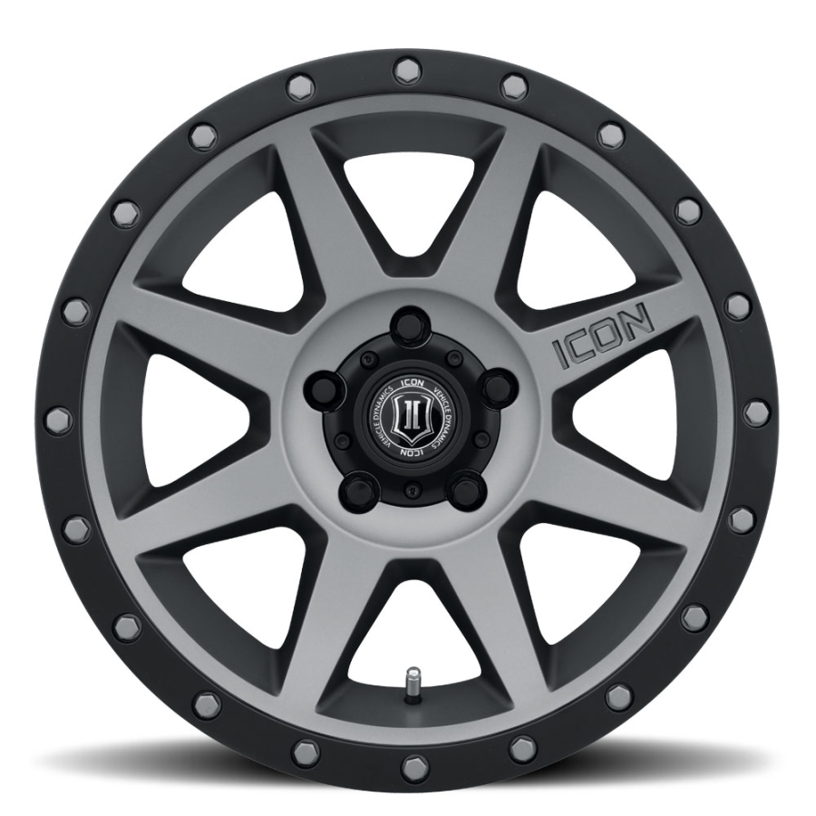 ICON Alloys - RECOIL GLOSS BLACK MILLED 20X10 5X150 -24mm - Image 2