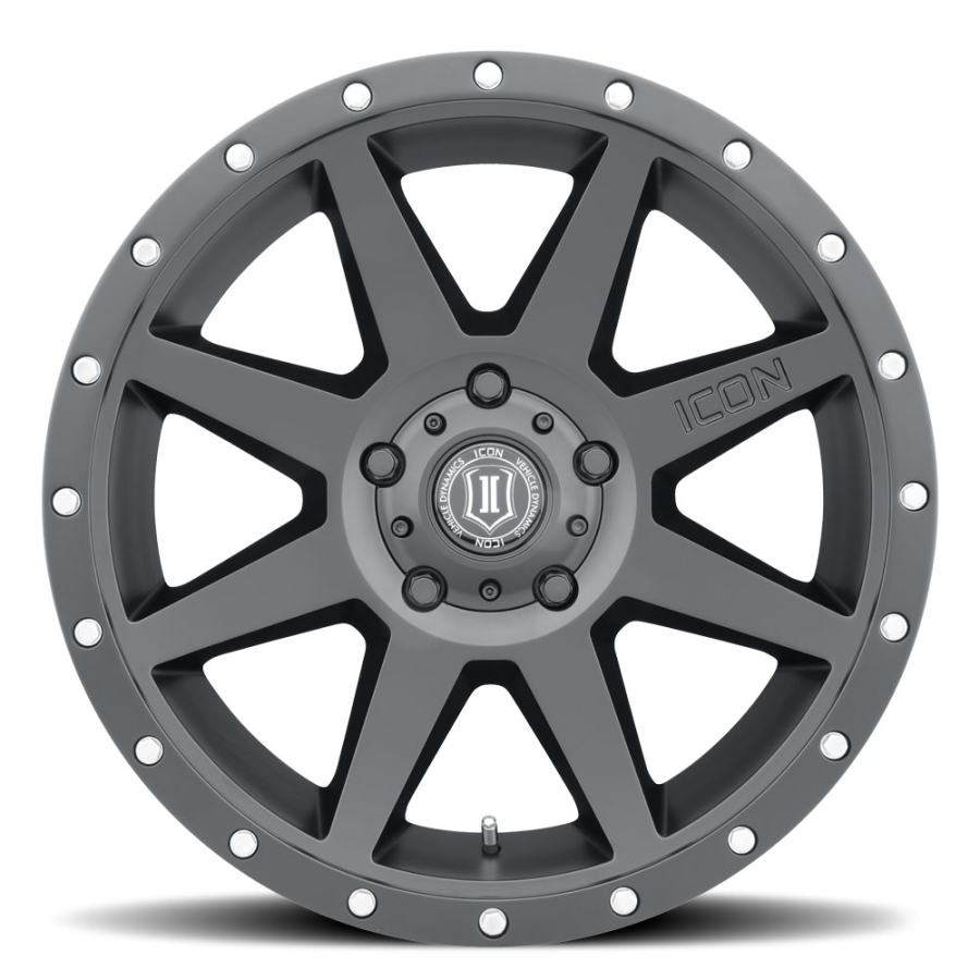 ICON Alloys - REBOUND SATIN BLACK 20X9 8X6.5 +12mm - Image 2