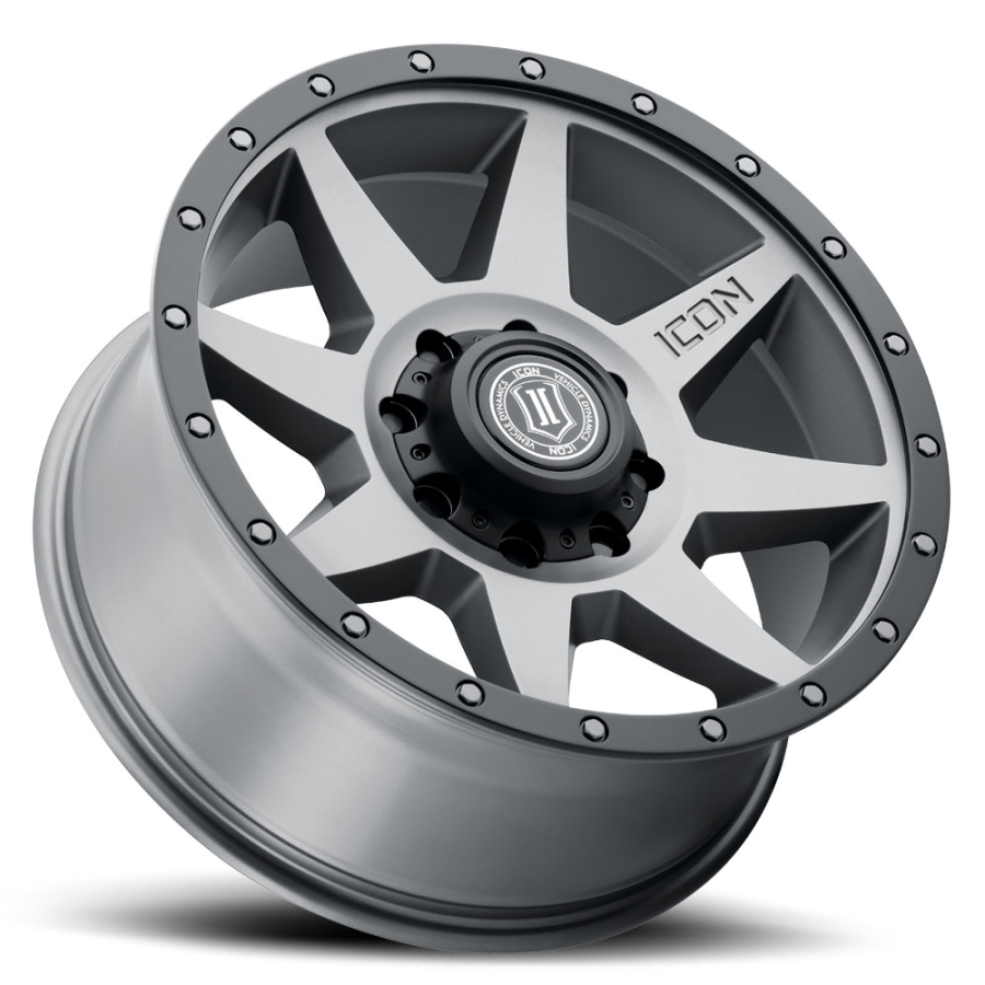 ICON Alloys - RECOIL GLOSS BLACK 20X10 6X135 -24mm - Image 3