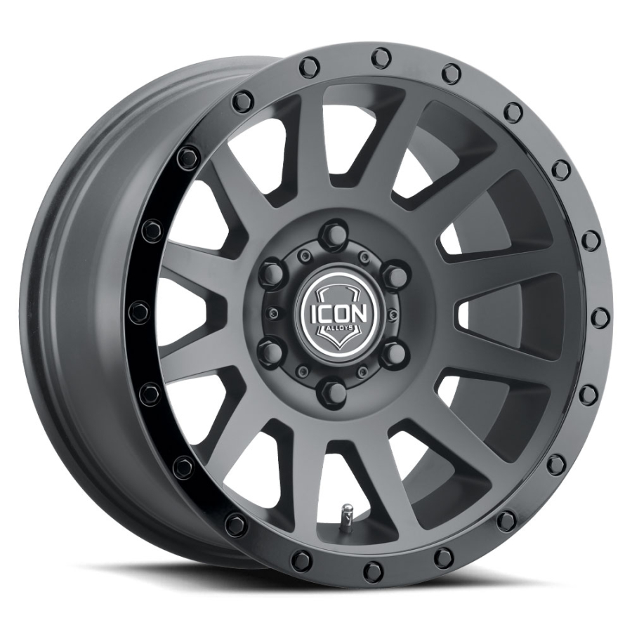 ICON Alloys - COMPRESSION DOUBLE BLACK  17X8.5 5X150 +25mm - Image 4