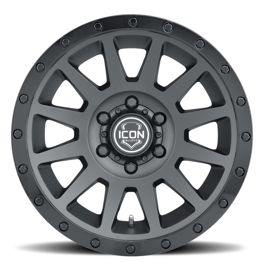 ICON Alloys - COMPRESSION DOUBLE BLACK  17X8.5 5X150 +25mm - Image 5