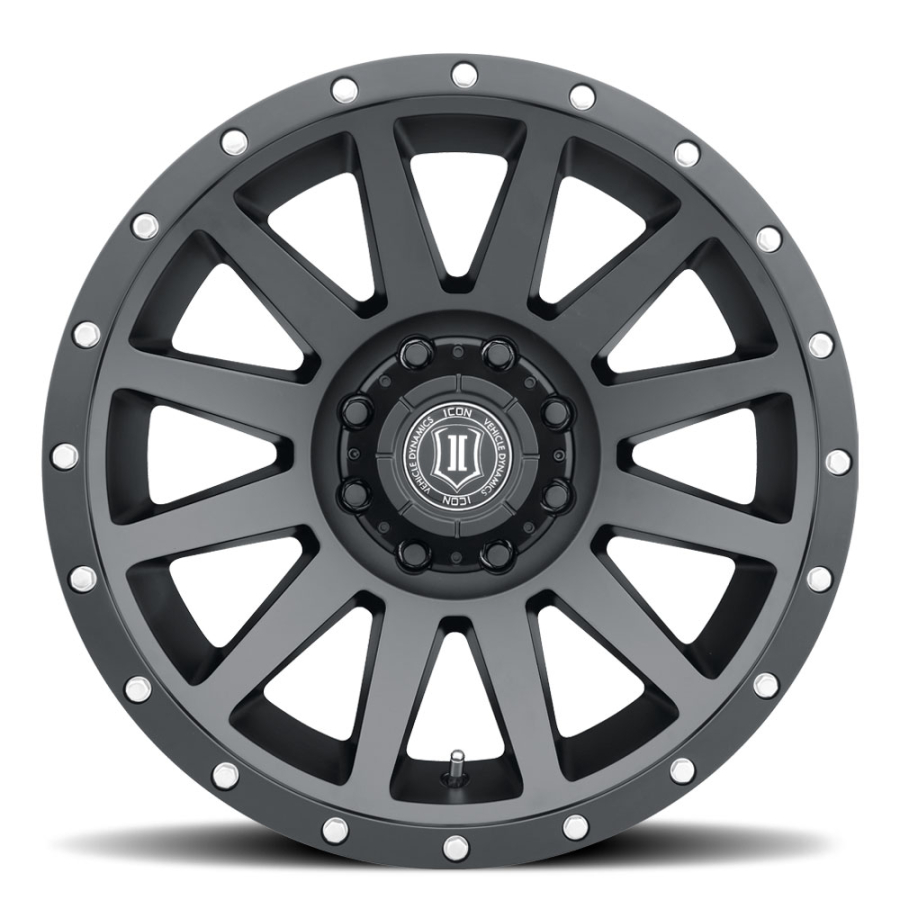 ICON Alloys - COMPRESSION SATIN BLACK 20X10 8X6.5 -19mm - Image 2