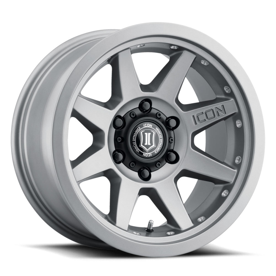 ICON Alloys - RECOIL GLOSS BLACK MILLED 20X10 6X135 -24mm - Image 1