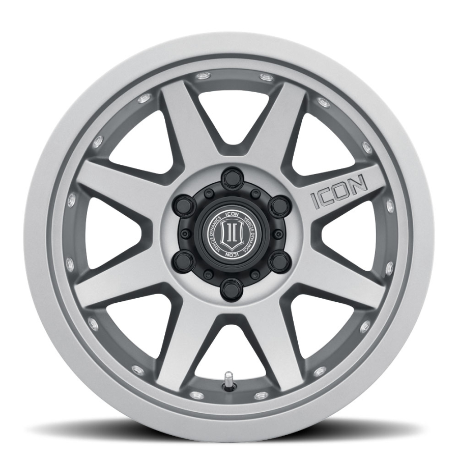 ICON Alloys - RECOIL GLOSS BLACK MILLED 20X10 6X135 -24mm - Image 4