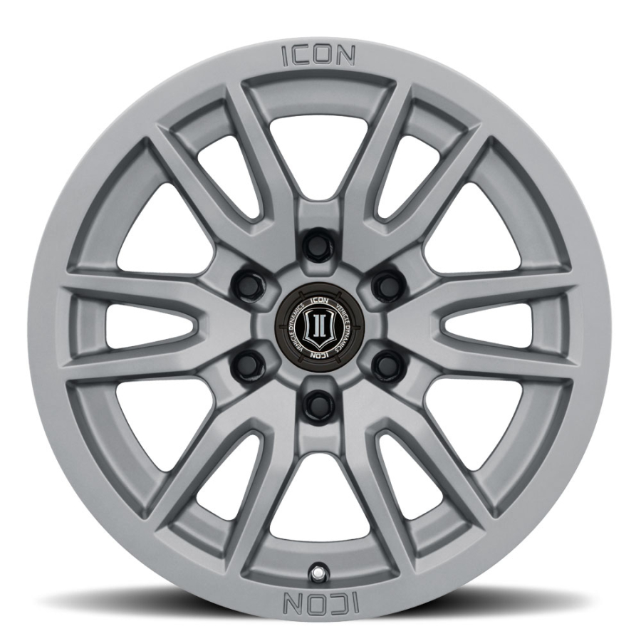 ICON Alloys - REBOUND DOUBLE BLACK 17X8.5 5X150 +25mm - Image 2