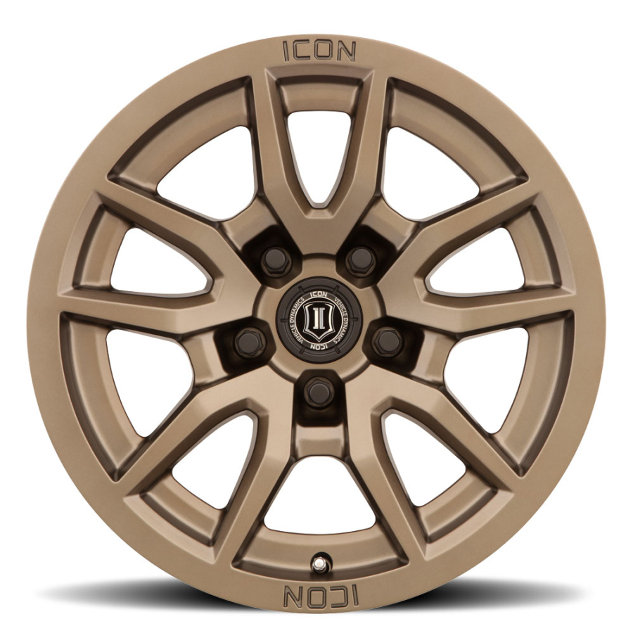 ICON Alloys - VECTOR 6 SATIN BLACK 17X8.5 6X5.5 +25mm - Image 2