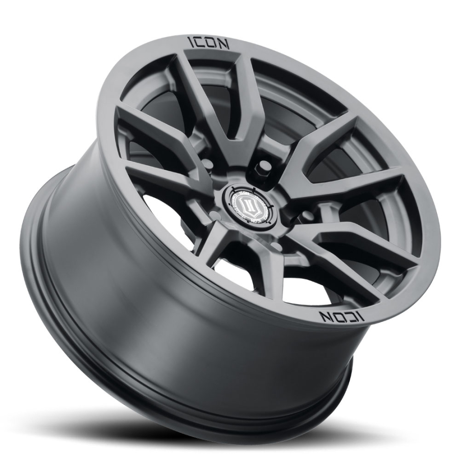 ICON Alloys - VECTOR 6 SATIN BLACK 17X8.5 6X5.5 0mm - Image 3