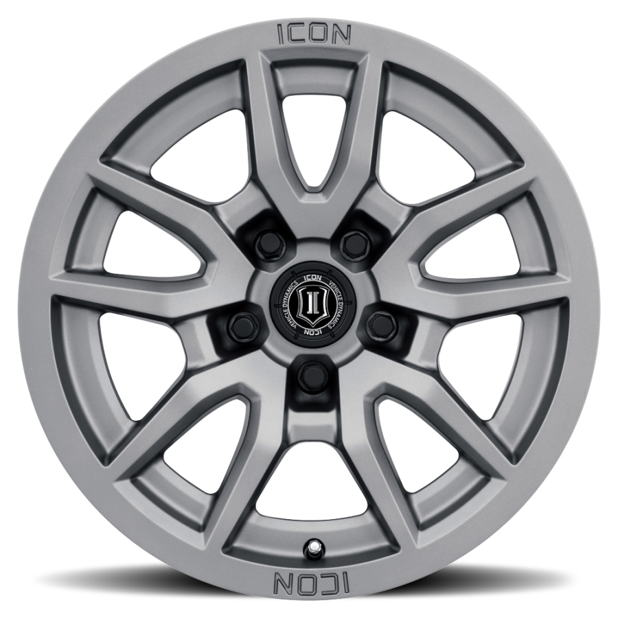 ICON Alloys - VECTOR 6 TITANIUM 17X8.5 6X135 +6mm - Image 2