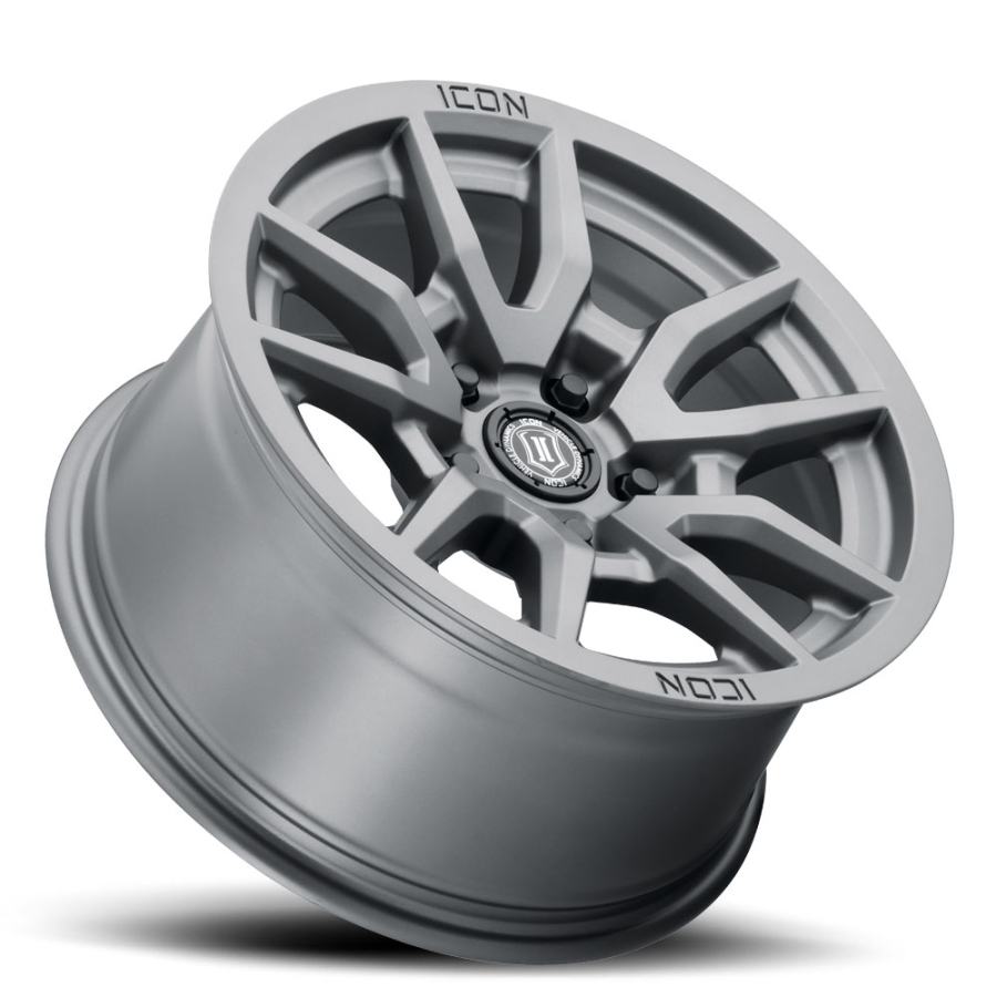 ICON Alloys - VECTOR 6 TITANIUM 17X8.5 6X135 +6mm - Image 3