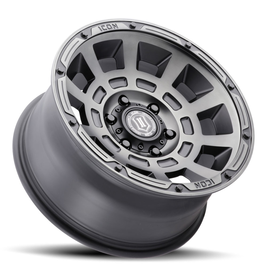 ICON Alloys - VECTOR 6 SATIN BLACK 17X8.5 6X135 +6mm - Image 3