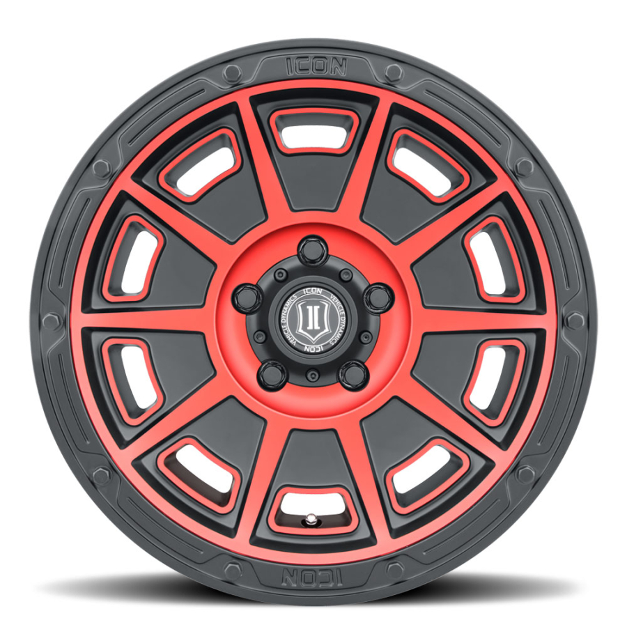 ICON Alloys - REBOUND DOUBLE BLACK 17X8.5 6X5.5 +25mm - Image 2