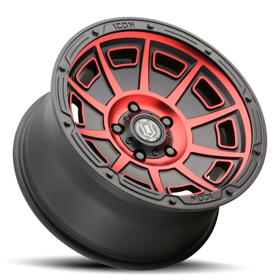 ICON Alloys - REBOUND DOUBLE BLACK 17X8.5 6X5.5 +25mm - Image 5