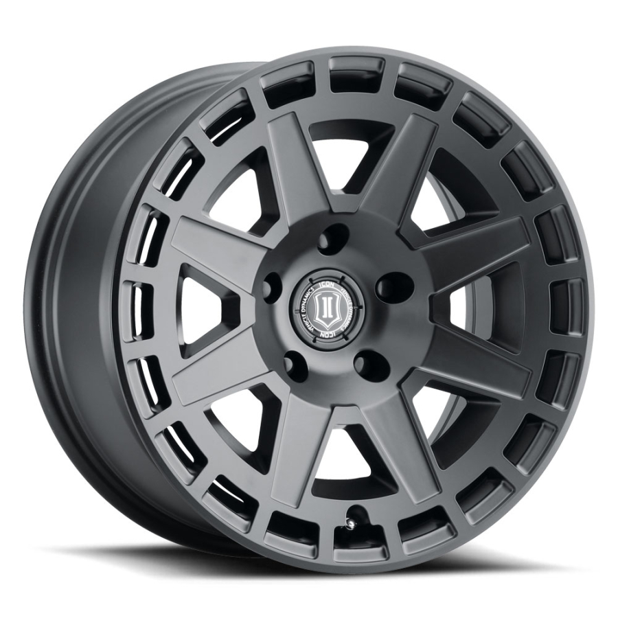 ICON Alloys - COMPASS SATIN BLACK 17X8.5 6X5.5 0mm - Image 2