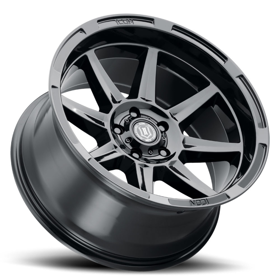 ICON Alloys - BANDIT GLOSS BLACK 20X10 5X150 -24mm - Image 3