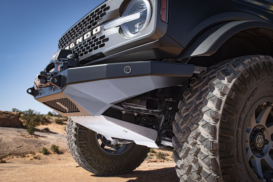 ICON Impact Series Offroad Armor - ICON 2021-UP FORD BRONCO ICON IMPACT PRO SERIES FRONT WINCH BUMPER - 45201 - Image 4