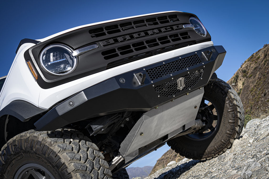 ICON Impact Series Offroad Armor - ICON 2021-UP FORD BRONCO ICON IMPACT TRAIL SERIES FRONT BUMPER - 45203 - Image 3