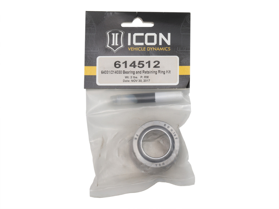 ICON 64031/214030 TRACK BAR BEARING AND RETAINING RING KIT - 614512