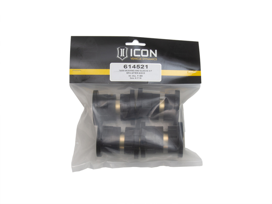 ICON 78500 BUSHING AND SLEEVE KIT MANUFACTURED AFTER 8/2015 - 614521