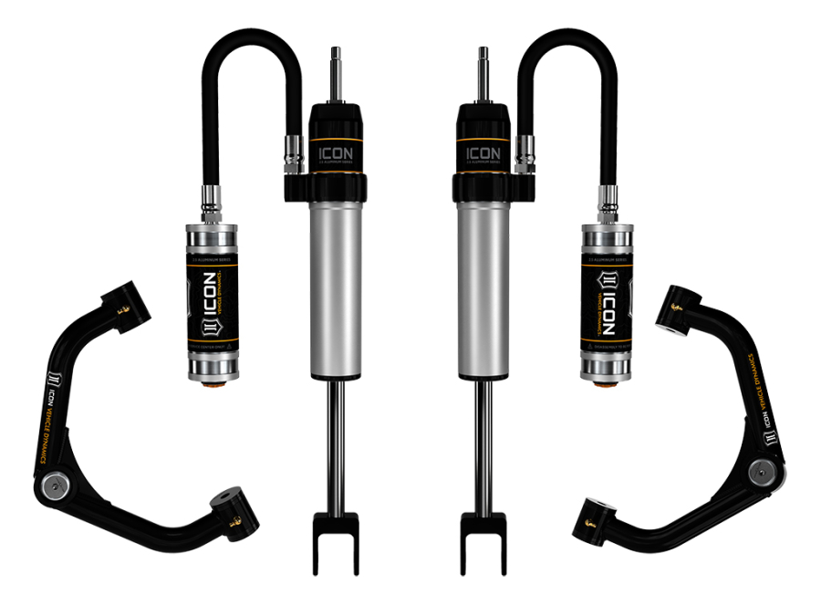 ICON Vehicle Dynamics - ICON 2020-UP GM HD 0-2" LIFT REMOTE RESERVOIR SHOCK SYSTEM WITH TUBULAR UCA - 78734T - Image 2