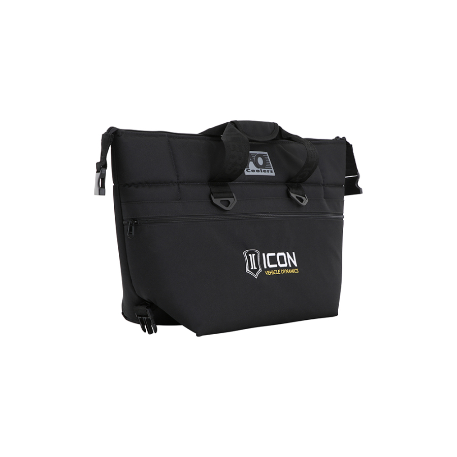 ICON Vehicle Dynamics - ICON 24PK CANVAS AO COOLER WITH STANDARD ICON LOGO - ICON-2142-STL-BL-24PK - Image 2
