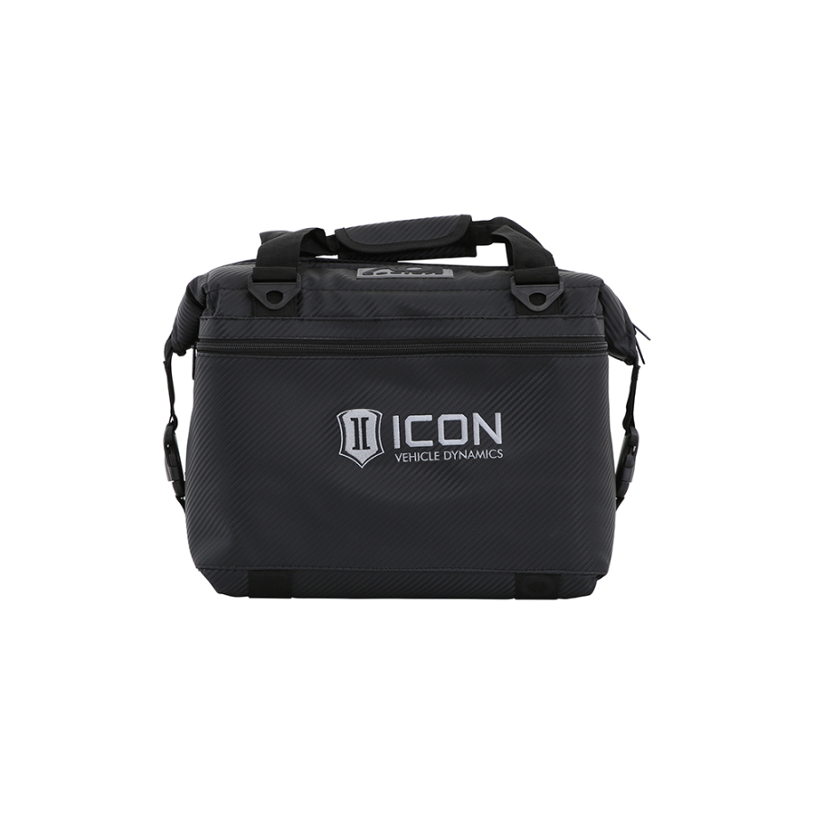 ICON Vehicle Dynamics - ICON 12PK CARBON AO COOLER WITH STANDARD ICON LOGO - ICON-2142-STL-BL/CB-12PK - Image 5