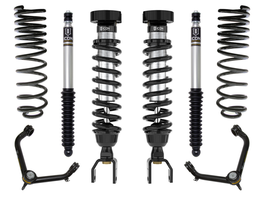 ICON Vehicle Dynamics - ICON 2019-UP RAM 1500 2-3" LIFT STAGE 2 SUSPENSION SYSTEM WITH TUBULAR UPPER CONTROL ARMS - K213112T - Image 5