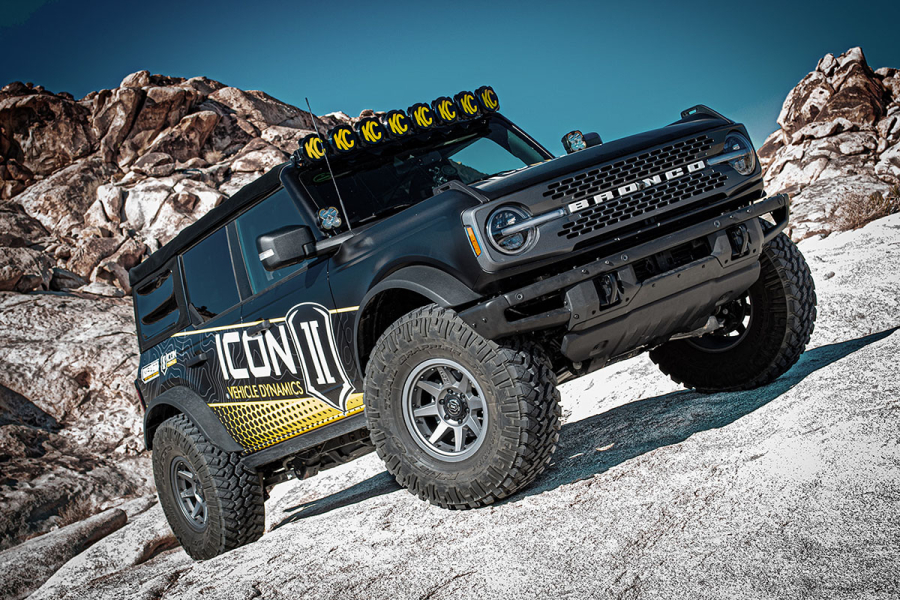 ICON Vehicle Dynamics - ICON 2021-2022 FORD BRONCO WITHOUT SASQUATCH PACKAGE 3-4" LIFT STAGE 3 SUSPENSION SYSTEM WITH TUBULAR UPPER CONTROL ARMS - K40003T - Image 4