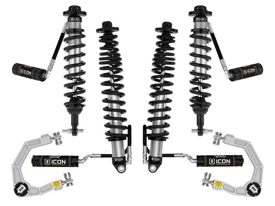 ICON Vehicle Dynamics - ICON 2021-2022 FORD BRONCO WITHOUT SASQUATCH PACKAGE 3-4" LIFT STAGE 4 SUSPENSION SYSTEM WITH BILLET UPPER CONTROL ARMS - K40004 - Image 5