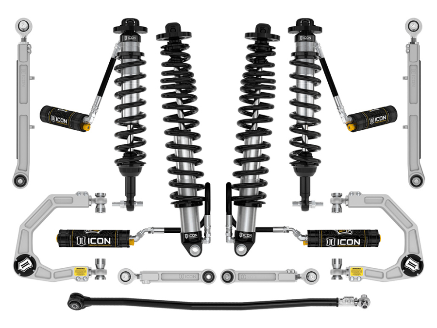 ICON Vehicle Dynamics - ICON 2021-2022 FORD BRONCO WITHOUT SASQUATCH PACKAGE 3-4" LIFT STAGE 7 SUSPENSION SYSTEM WITH BILLET CONTROL ARMS AND LINKS - K40007 - Image 5