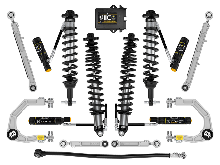 ICON Vehicle Dynamics - ICON 2021-2022 FORD BRONCO WITHOUT SASQUATCH PACKAGE 3-4" LIFT STAGE 8 SUSPENSION SYSTEM WITH BILLET CONTROL ARMS AND LINKS - K40008 - Image 5