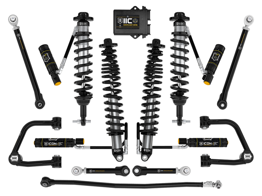 ICON Vehicle Dynamics - ICON 2021-2022 FORD BRONCO WITHOUT SASQUATCH PACKAGE 3-4" LIFT STAGE 8 SUSPENSION SYSTEM WITH TUBULAR CONTROL ARMS AND LINKS - K40008T - Image 5