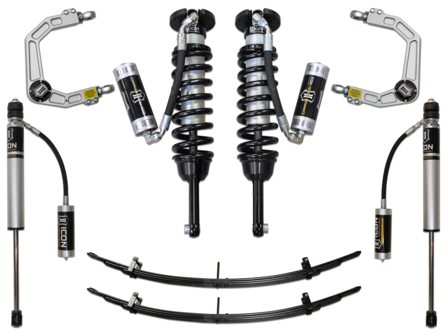 ICON 2005-2015 TACOMA 0-3.5" LIFT/16-UP 0-2.75" LIFT STAGE 4 SUSPENSION SYSTEM WITH BILLET UPPER CONTROL ARMS - K53004