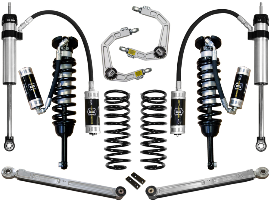 ICON 2010-UP 4RUNNER/2010-2014 FJ CRUISER 0-3.5" LIFT STAGE 5 SUSPENSION SYSTEM W BILLET UCA - K53065