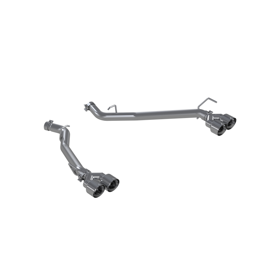 MBRP Exhaust - MBRP EXHAUST 2.5IN. AXLE-BACK DUAL REAR EXIT ALUMINIZED STEEL QUAD TIPS. - S5203AL - Image 2