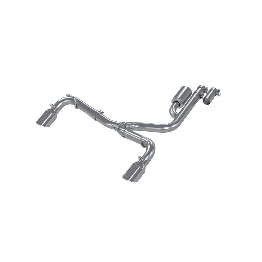 MBRP Exhaust - MBRP EXHAUST 2.5IN. RESONATOR-BACK DUAL SPLIT REAR EXIT T409 STAINLESS STEEL. - S5207409 - Image 3