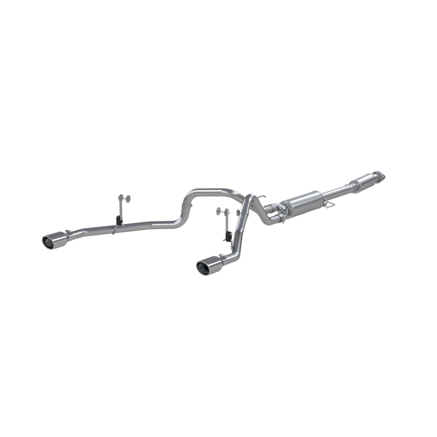 MBRP Exhaust - MBRP EXHAUST 3IN. CAT-BACK 2.5IN. DUAL SPLIT REAR EXIT T409 STAINLESS STEEL. - S5215409 - Image 2