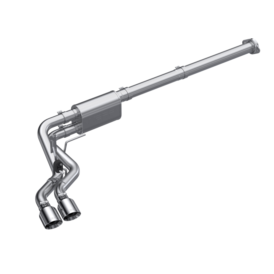 MBRP Exhaust - MBRP EXHAUST 3IN. CAT-BACK 2.5IN. DUAL PRE-AXLE PASSENGER-SIDE EXIT T304 STAINLESS STEEL RACE PROFILE. - S5217304 - Image 2