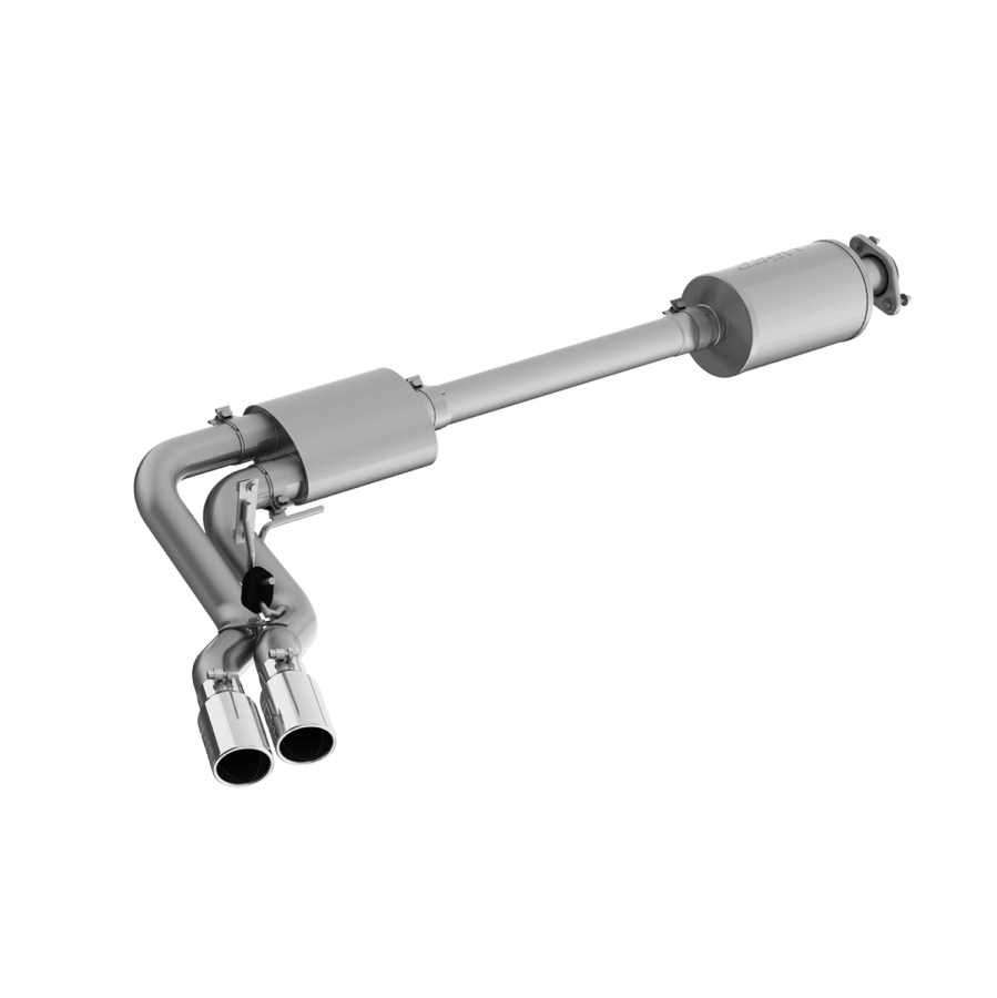 MBRP Exhaust - MBRP EXHAUST 3IN. CAT-BACK PRE-AXLE DUAL OUTLET PASSENGER SIDE STREET VERSION T304 STAINLESS STEEL. - S5262304 - Image 2