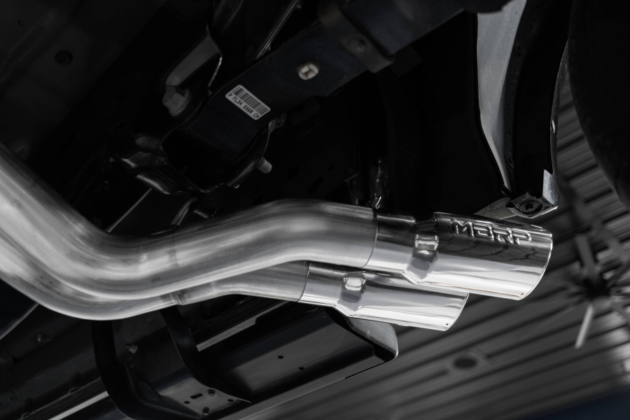 MBRP Exhaust - MBRP EXHAUST 3IN. CAT-BACK PRE-AXLE DUAL OUTLET PASSENGER SIDE STREET VERSION T304 STAINLESS STEEL. - S5262304 - Image 3