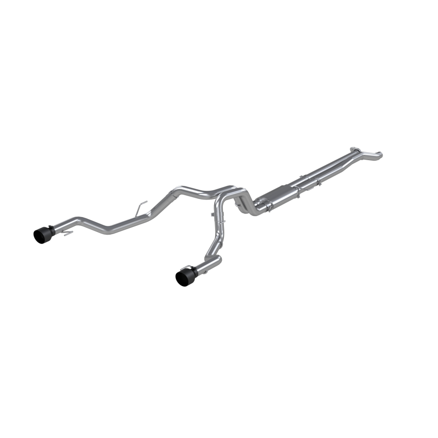 MBRP Exhaust - MBRP EXHAUST 3IN. CAT-BACK DUAL SPLIT REAR RACE VERSION T304 STAINLESS STEEL WITH BLACK TIPS. - S5263409 - Image 2